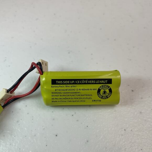 Two Rechargeable Battery Packs BT183342 / BT283342 2.4V 400mAh Ni-MH VTech At&t - Picture 2 of 3